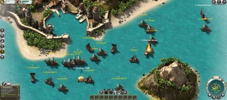 Поразительное количество игроков возле одного острова