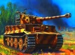 Рисованный немецкий танк